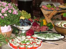 Bufet na imprezie | Jedzenie w Śniadówku na imprezach nad Wkrą